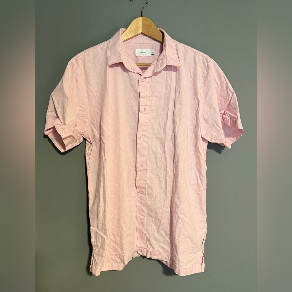Onia Short Sleeve Linen Shirt